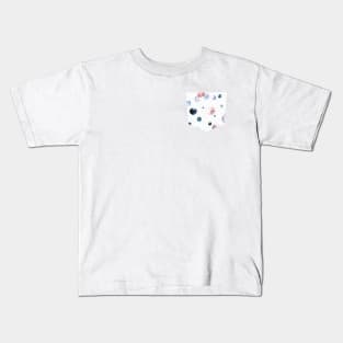 Pocket - Speckled Watercolor Circle Dots Kids T-Shirt